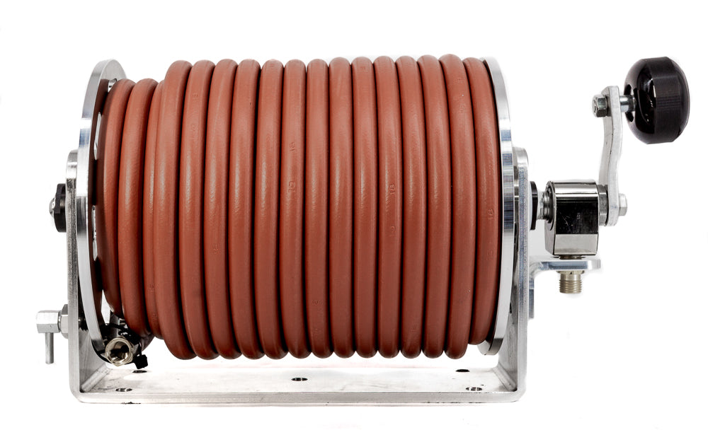 BadAssReels Mini 8 slot Propane Hose Reel.