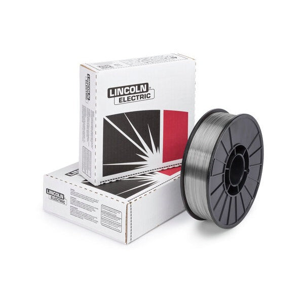 Lincoln Electric Innershield NR-211-MP flux-cored wire 0.035in 0.9mm 10lb gray spool with white box
