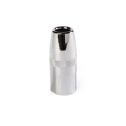 Lincoln Electric Magnum PRO KP2742-1 nozzle 350A flush thread-on, chrome-plated copper 1/2 in bore, knurled grip band