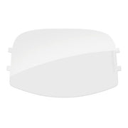 Lincoln Electric Grind Shield clear lens 221.4x133.4mm curved single-piece polycarbonate front cover lens