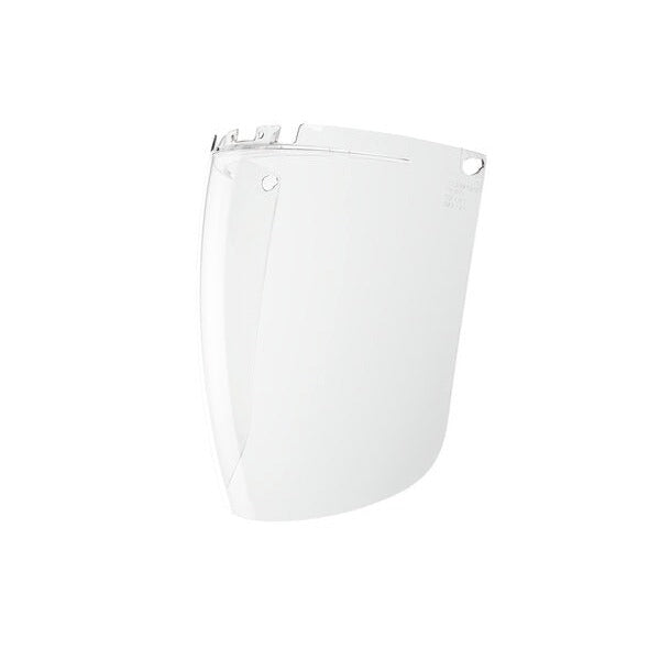 Lincoln Electric OMNIShield replacement clear uncoated polycarbonate face shield lens clip-mount visor