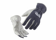 Traditional Leather Grey Driving Gloves -Medium K3769-M