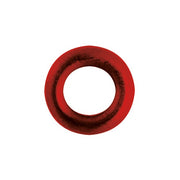 CK Backcap Short with O-Ring red rubber TIG torch rear cap seal ring on white background