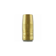 Bernard Centerfire brass MIG nozzle NS-5800B with knurled grip, MIG welding nozzle