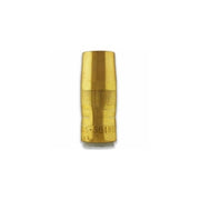 Bernard Centerfire brass MIG nozzle NS-5818B with knurled grip, MIG welding nozzle
