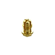CK Worldwide MR140 collet for .040 inch electrode, brass threaded cylindrical body with flanged base for micro TIG torch