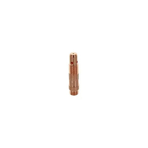 CK Worldwide 45CB332 copper collet body 0.020" (0.5mm) for TIG torch, knurled cylinder with red-dot vent holes, 5-pack