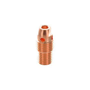 CK Worldwide 2CB418 copper collet body 1/8" (3.2mm) for TIG torch, cylindrical with vent holes, 5-pack