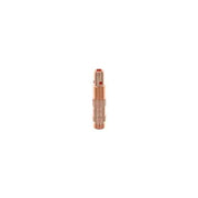 CK Worldwide 45CB532 copper collet body 5/32" (4.0mm) for TIG torch, tall knurled cylinder with red-dot vent, 5-pack