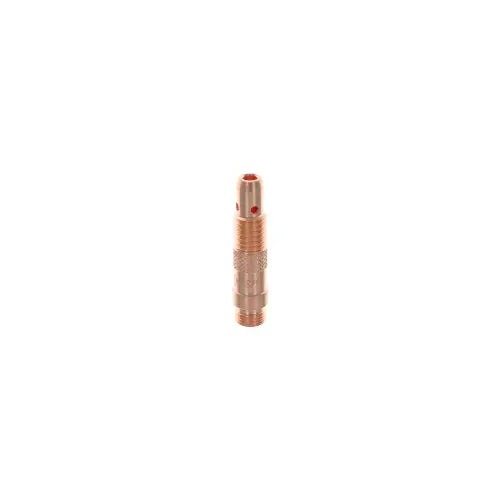 CK Worldwide 45CB532 copper collet body 5/32" (4.0mm) for TIG torch, tall knurled cylinder with red-dot vent, 5-pack