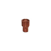CK Worldwide short collet body 0.020 inch copper compact threaded stub for TIG torch electrode