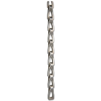 Sash Chain, Size 35, 106 lb Limit, Bright Zinc