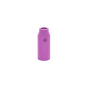 CK Worldwide 3A6GS alumina TIG cup 3/8" x 1-7/8", pink ceramic bottle-shaped gas saver nozzle with size 6 mark