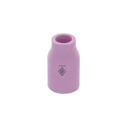 CK Worldwide 2A6GS alumina TIG cup 3/8 inch x 1-9/32 inch, pink ceramic compact nozzle size 9 marked on body