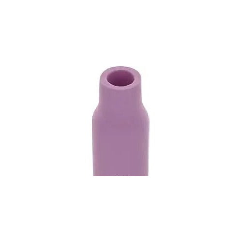 CK Worldwide 3A5 alumina TIG cup 5/16" x 1-27/32", pink ceramic narrow cylindrical nozzle, straight walls