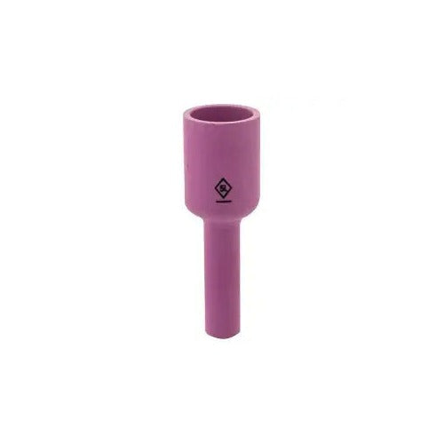 CK Worldwide 2AG5L alumina TIG cup 5/16" x 1-3/8", pink ceramic long gas saver nozzle with narrow neck, size 5L mark