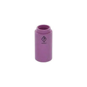 CK Worldwide 2A7 alumina TIG cup 7/16 inch x 1-5/32 inch, pink ceramic nozzle size 7 diamond mark with threaded collar