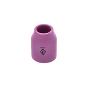 CK Worldwide 2AG7L alumina TIG cup 7/16" x 1-3/8", pink ceramic wide low-profile nozzle with size 7L diamond mark
