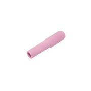 CK Worldwide 10N48L alumina cup long 1/2 inch x 3 inch, pink ceramic elongated TIG torch nozzle with smooth tapered body