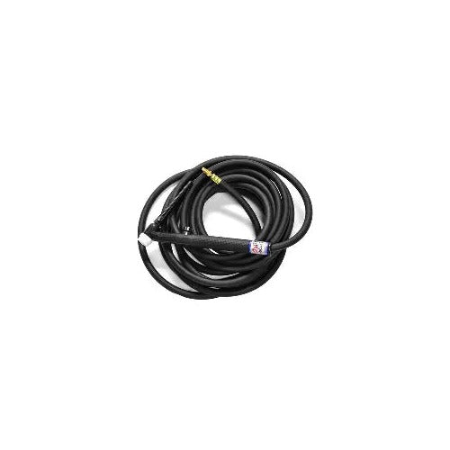 CK Worldwide CK17-25RHD 150A rigid-head gas-cooled TIG torch, 25ft standard black cable, CK Worldwide badge visible