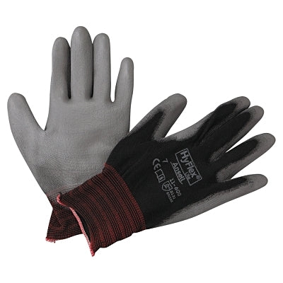 11-600 Palm-Coated Gloves, Size 7, Black
