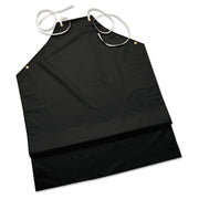 Hycar Apron, 35 in x 45 in, Nitrile/Poly-Cotton, Black