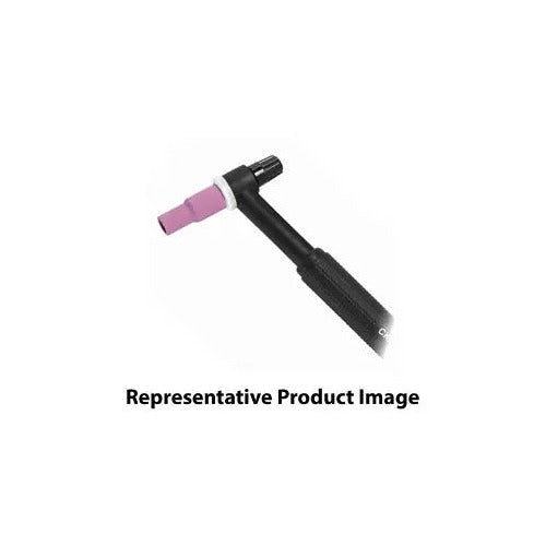 CK Worldwide CKA205 250 Amp water-cooled rigid head TIG torch, 25 ft cable, black handle with small pink cup