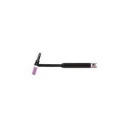 CK CKL212SF 250 Amp water-cooled TIG torch, rigid head, black knurled handle with alumina cup, side view