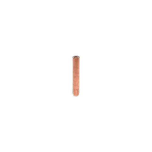 CK Worldwide 14-30 MIG contact tip 0.030 inch for Tweco torches, copper elongated cylindrical body with threaded base