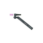 CK FL2512SF 250A Flex-Loc water-cooled TIG torch head only, Flex-Loc articulating joint, pink cup, black carbon handle