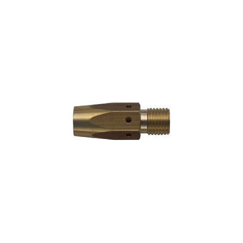 ATTC brass gas diffuser tip adapter 169-728 for Miller M-25/M-40 MIG guns, welding diffuser