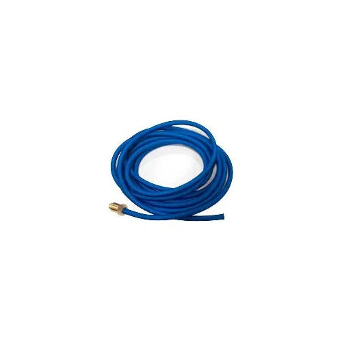 CK water hose 3 series 12.5-foot, blue braided coolant hose with brass fitting for water-cooled TIG torch
