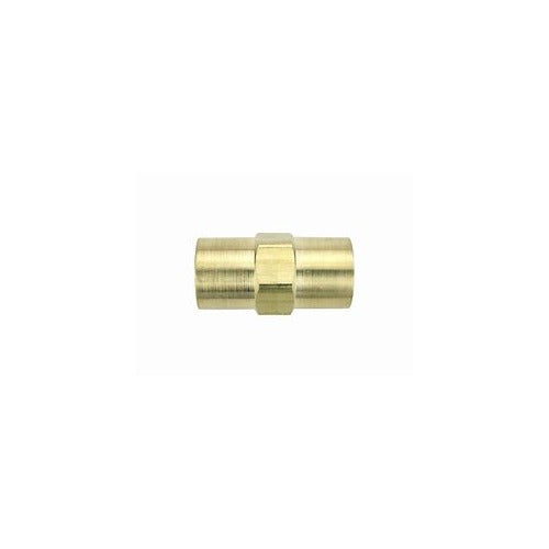 CK Worldwide EK-1-25 brass insert, cylindrical hex-center coupling for TIG torch cable connections