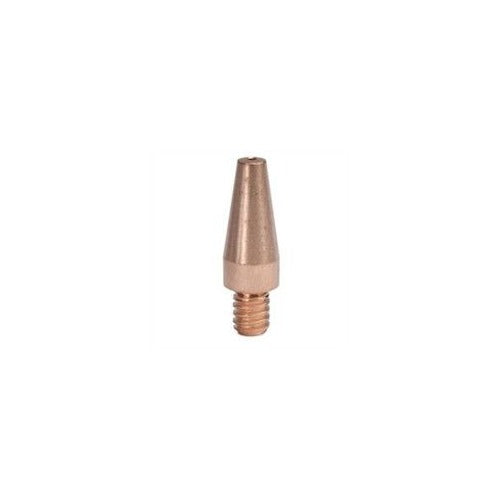 Lincoln Electric Copper Plus contact tip 350A tapered .030 in 0.8 mm copper conical MIG contact tip