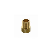 CK Worldwide 2AN argon hose nut welder end, brass hex fitting with threaded male and female ends