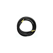 CK Worldwide 57Y01R 1-piece black rubber TIG welding power cable 12.5 ft coiled with dual brass male fittings