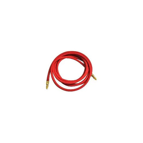 CK Worldwide 1512PCSF Super-Flex TIG power cable 12.5 ft 1-piece, red jacket, brass fittings both ends, coiled