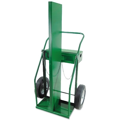 Cylinder Trucks, Holds 9 1/2 in. dia. Cylinders, 16 in Solid Rubber Wheels