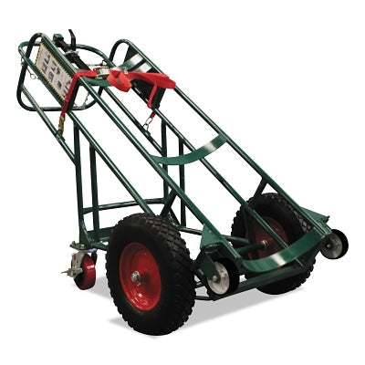 Liquid Cylinder Cart, Cryogenic, 46 in H x 28 in W, 10 in Solid Rubber (BB) Wheels, Fits 16 in dia to 21 dia Cyl