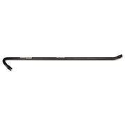 Gooseneck Wrecking Bar, 1 in W x 48 in L, Nail Puller/Chisel End