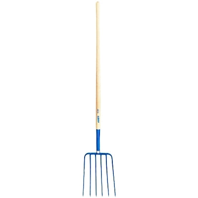 Manure/Compost & Hay Forks, 6-oval tine, 48 in handle