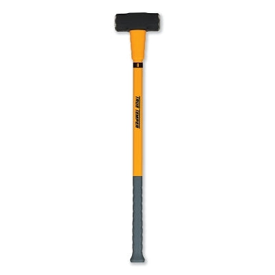 TOUGHSTRIKE Fiberglass Sledge Hammer, 8 lb, 35 in Handle