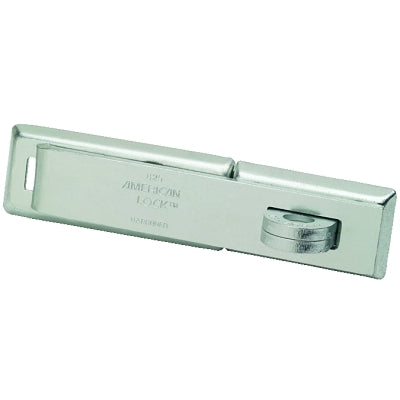 Straight Bar Hasp, 1-5/8 in W x 7-1/4 in L, Silver