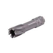 Walter 05H009 Carbide Core Cut 9/16x1in annular cutter, silver steel, 6 straight flutes, brazed carbide teeth, hex shank