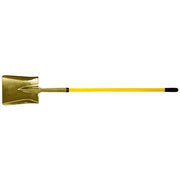 Square Point Shovel, 11 in X 9 in Blade, Fiberglass Straight Handle