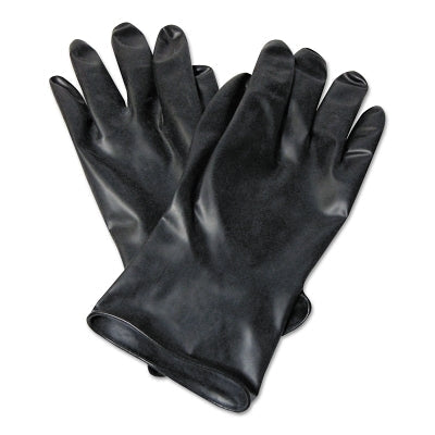 Chemical Resistant Butyl Glove, Size 9, Black, 13 mil, Smooth