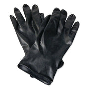 Chemical Resistant Butyl Glove, Size 8, Black, 13 mil, Smooth