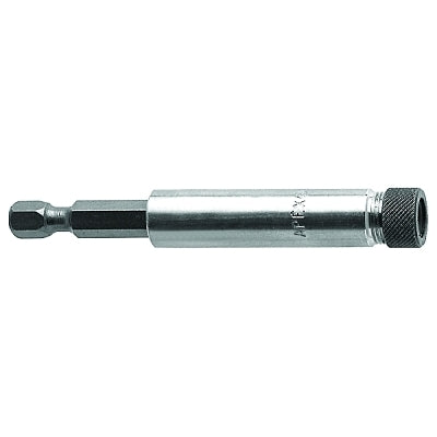 Hex Drive Bit Holder, Magnetic, 1/4 in Drive, 3 in Length