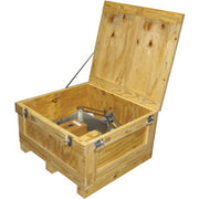 WOODEN STORAGE BOX, 3SA