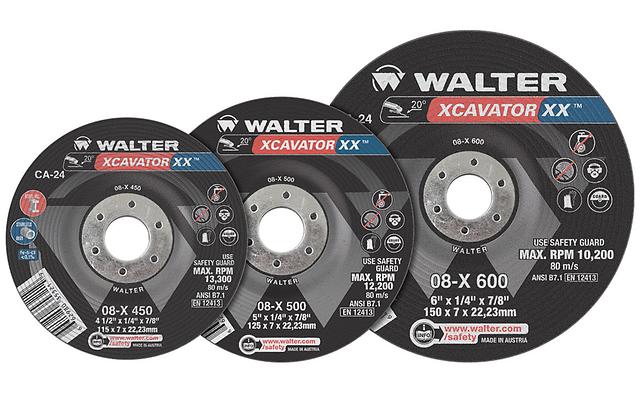 Walter XCAVATOR™  XX Grinding Wheels
